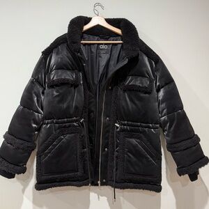 ALO Yoga Black Quilted Jacket